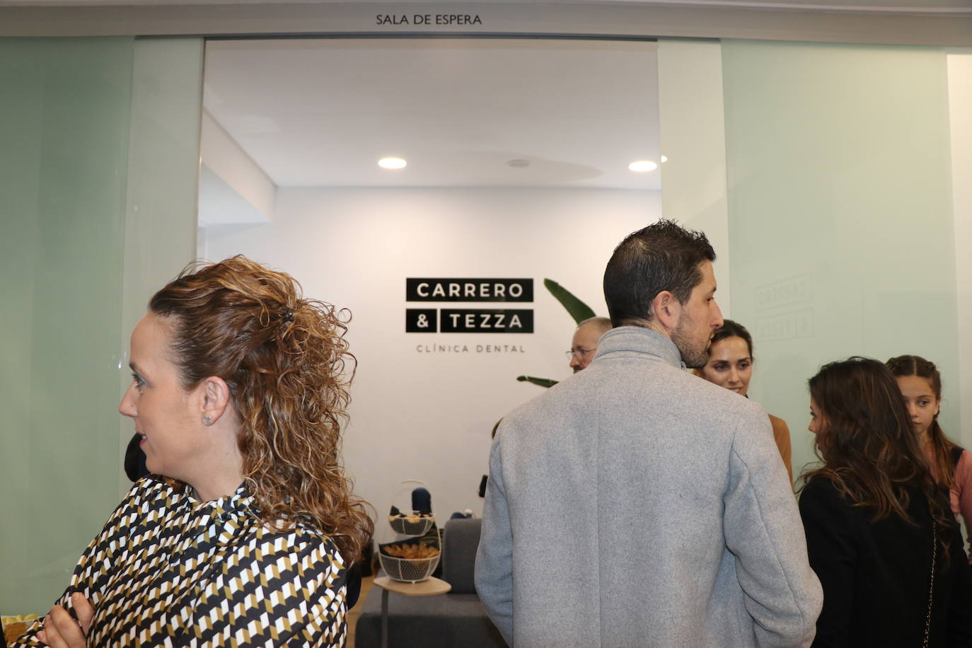 Un instante de la inauguración.