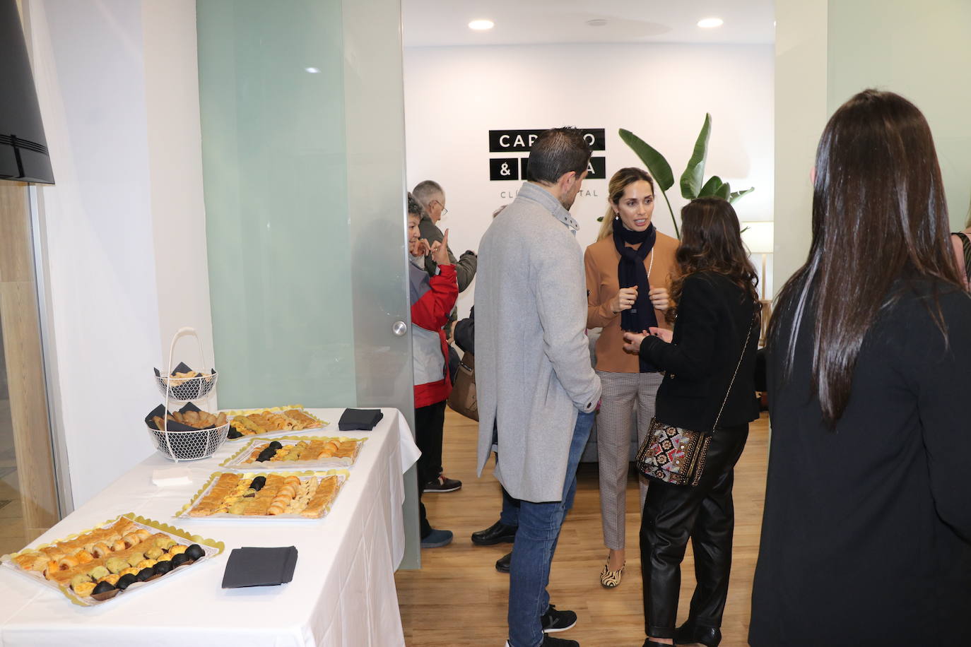 Un instante de la inauguración.