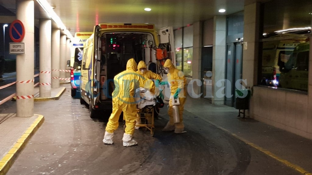 LLegada del paciente al servicio de urgencias del hospital de León