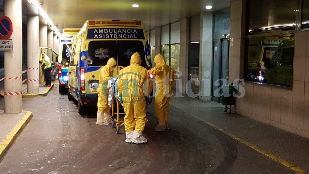 LLegada del paciente al servicio de urgencias del hospital de León