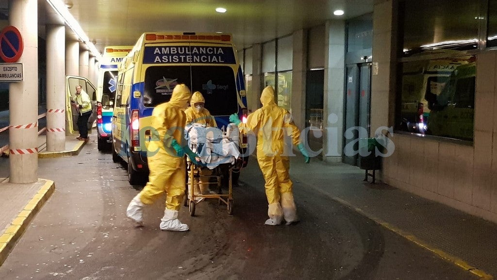 LLegada del paciente al servicio de urgencias del hospital de León