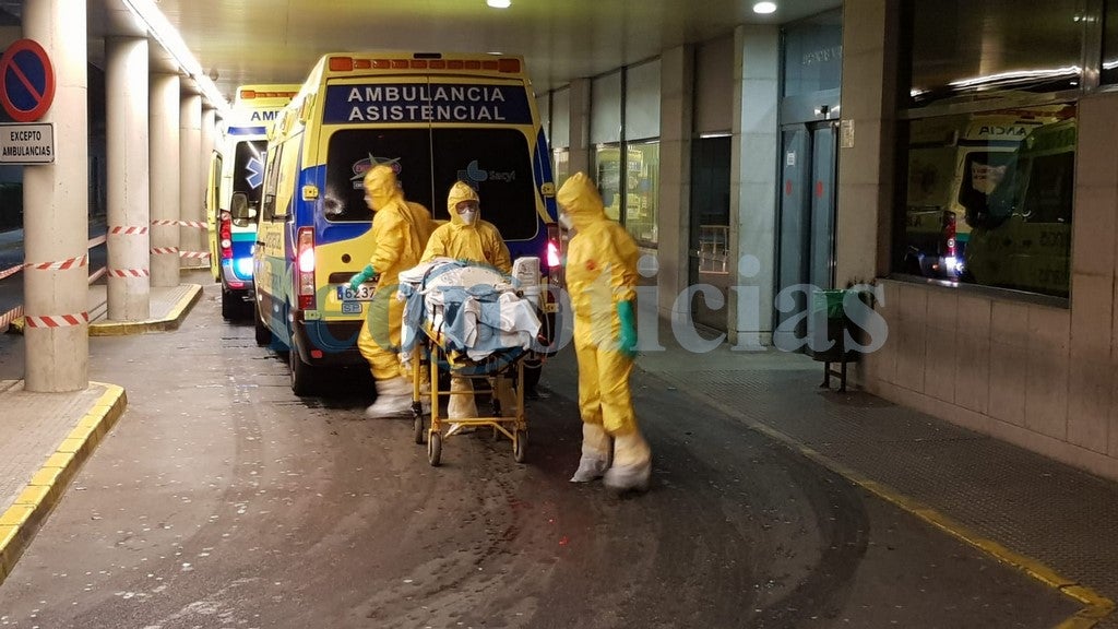 LLegada del paciente al servicio de urgencias del hospital de León