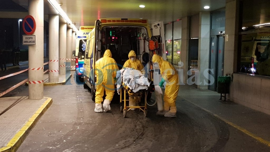 LLegada del paciente al servicio de urgencias del hospital de León