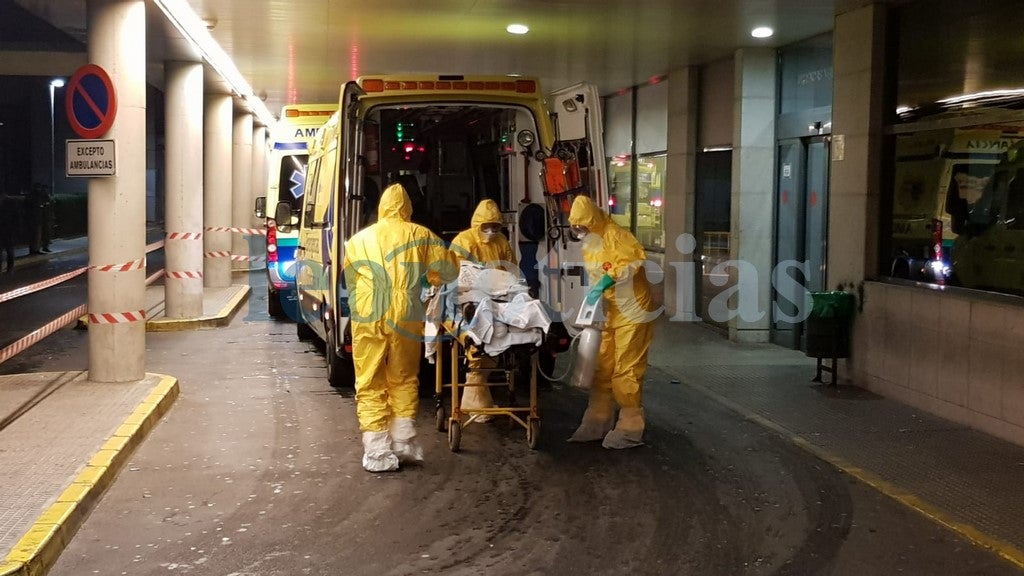 LLegada del paciente al servicio de urgencias del hospital de León