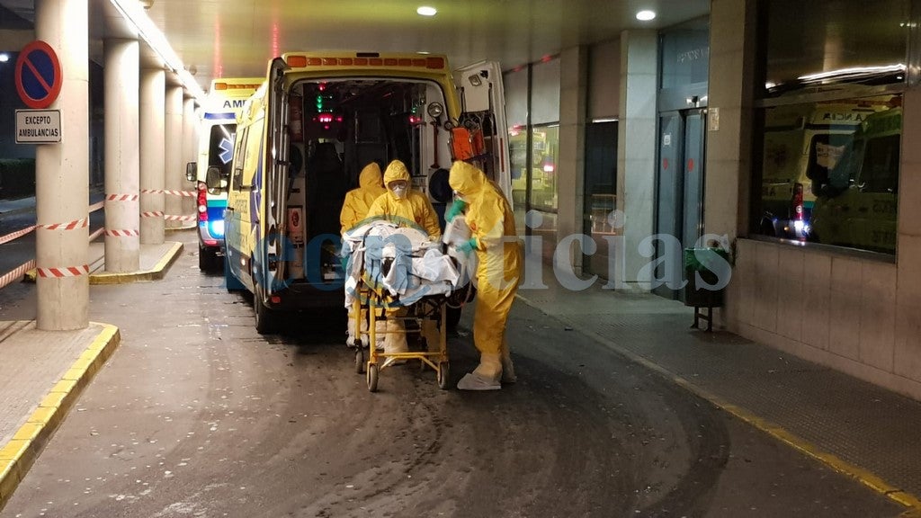 LLegada del paciente al servicio de urgencias del hospital de León