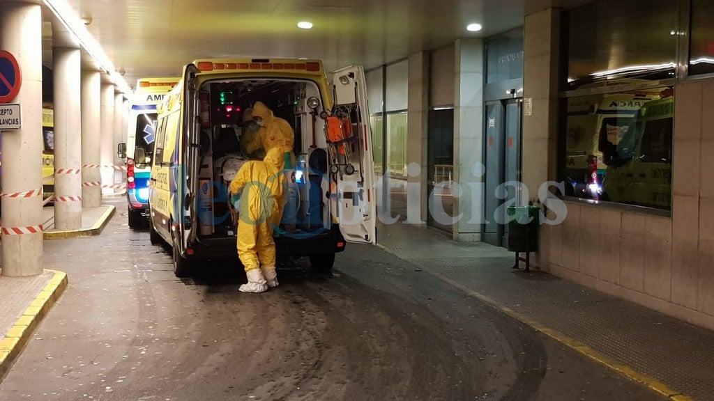 LLegada del paciente al servicio de urgencias del hospital de León