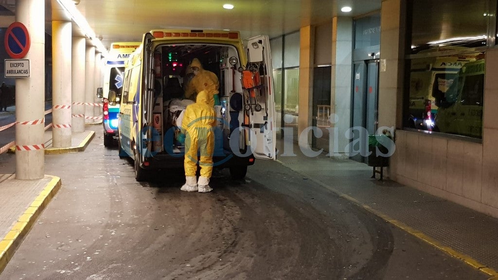 LLegada del paciente al servicio de urgencias del hospital de León