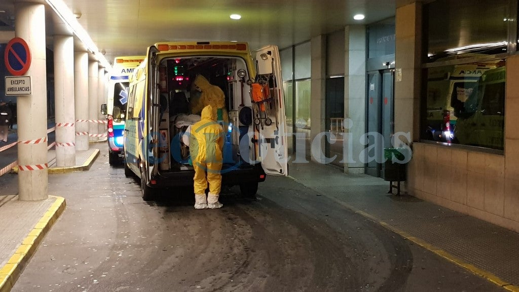 LLegada del paciente al servicio de urgencias del hospital de León