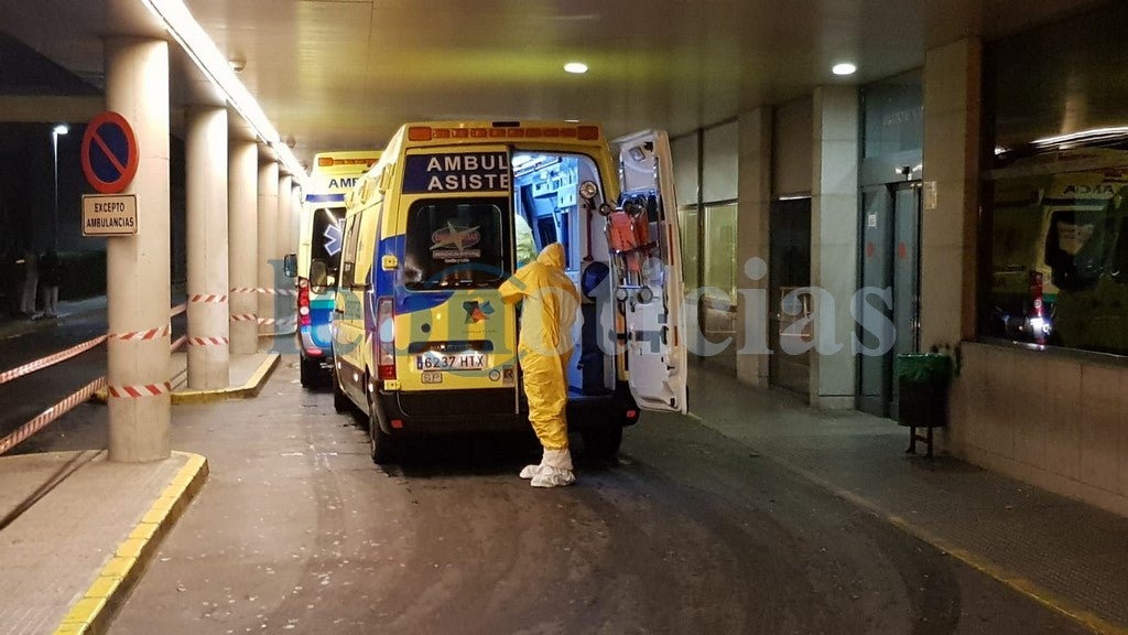 LLegada del paciente al servicio de urgencias del hospital de León