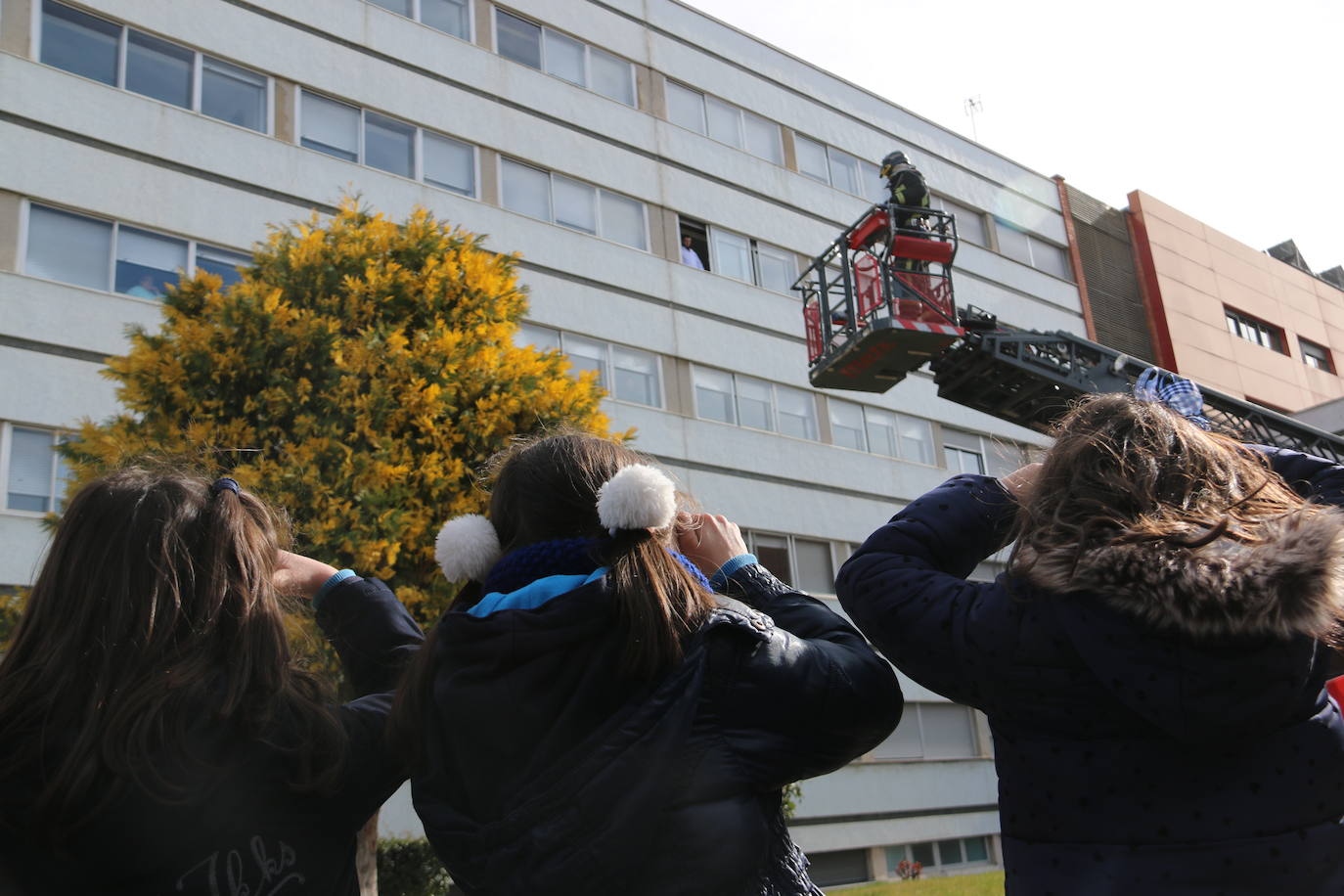 Fotos: Simulacro en el Hospital San Juan de Dios de León