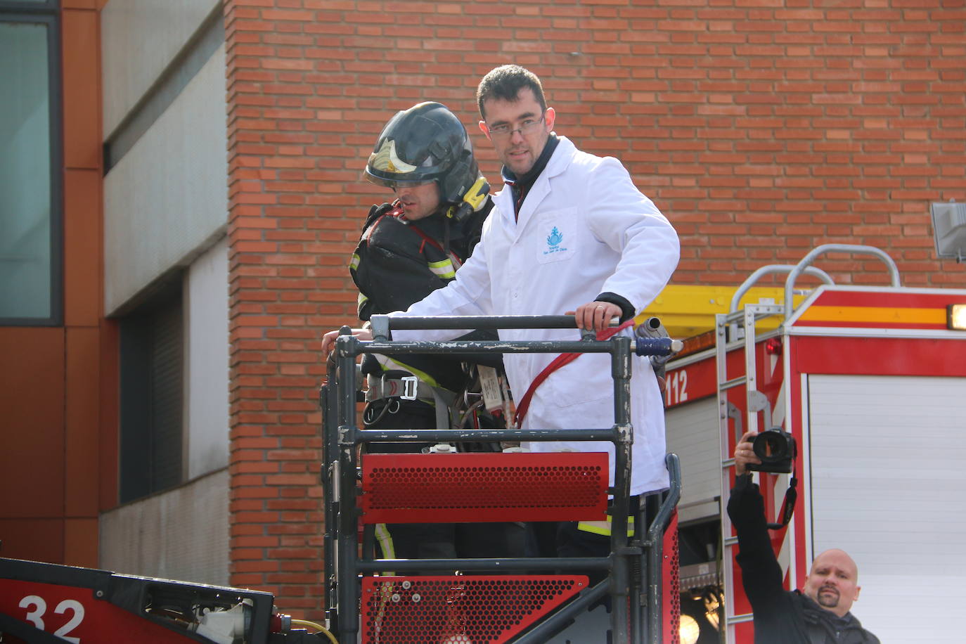 Fotos: Simulacro en el Hospital San Juan de Dios de León