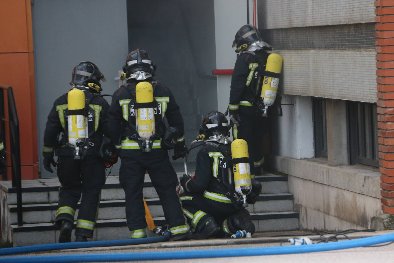 Fotos: Simulacro en el Hospital San Juan de Dios de León