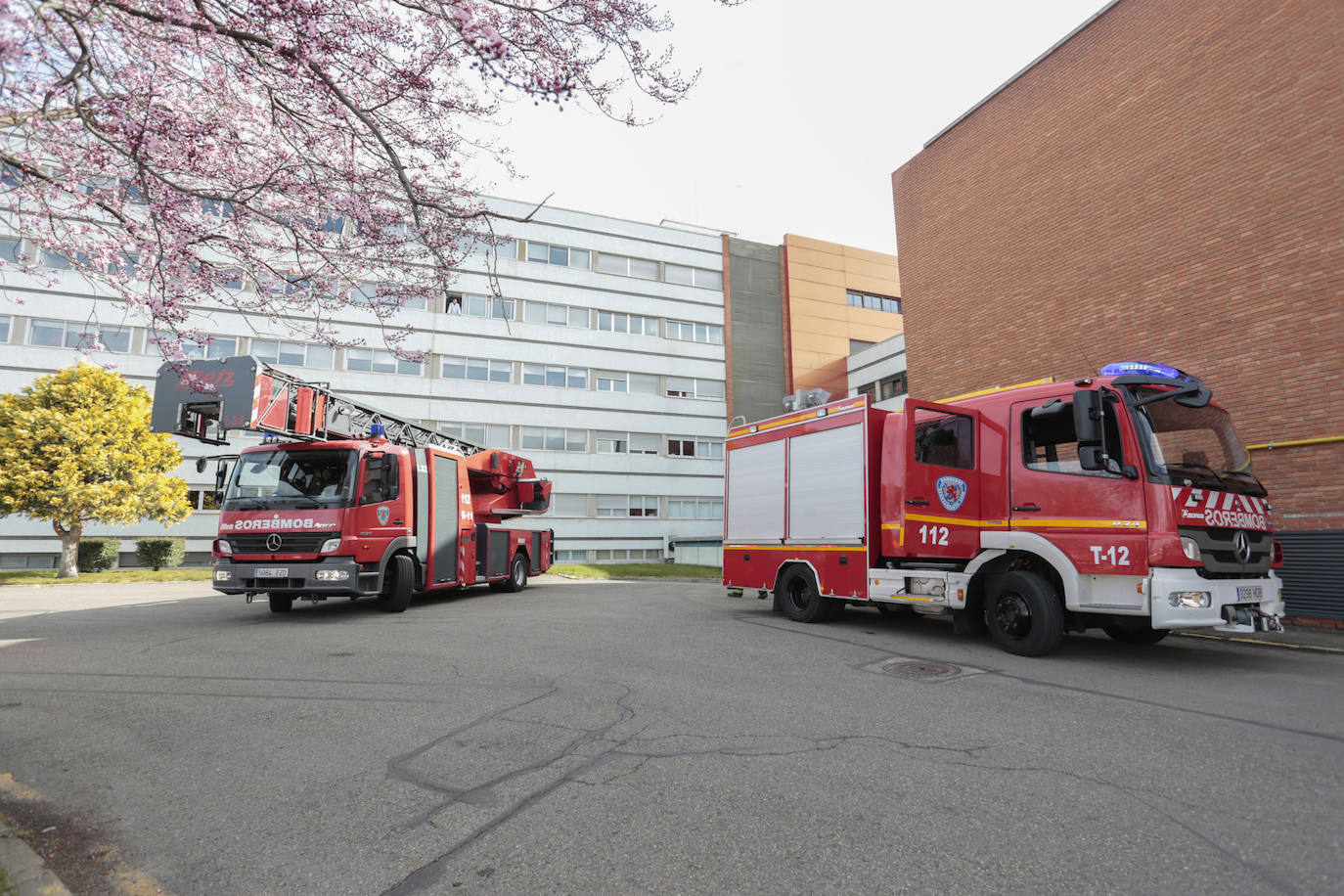 Fotos: Simulacro en el Hospital San Juan de Dios de León