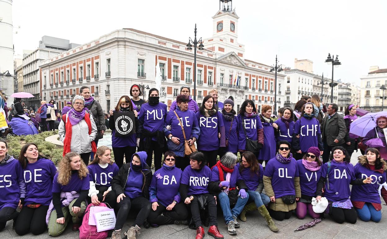 Una manifestación del 8M el pasado año. 