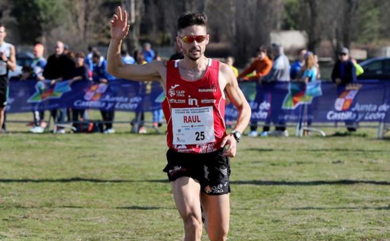 Raúl Celada, en el Cross Internacional de Valladolid.