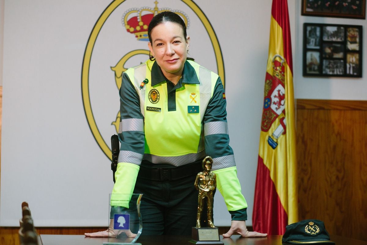 María Teresa Miras Sosa, Jefa del Subsector de Tráfico de la Guardia Civil de Soria