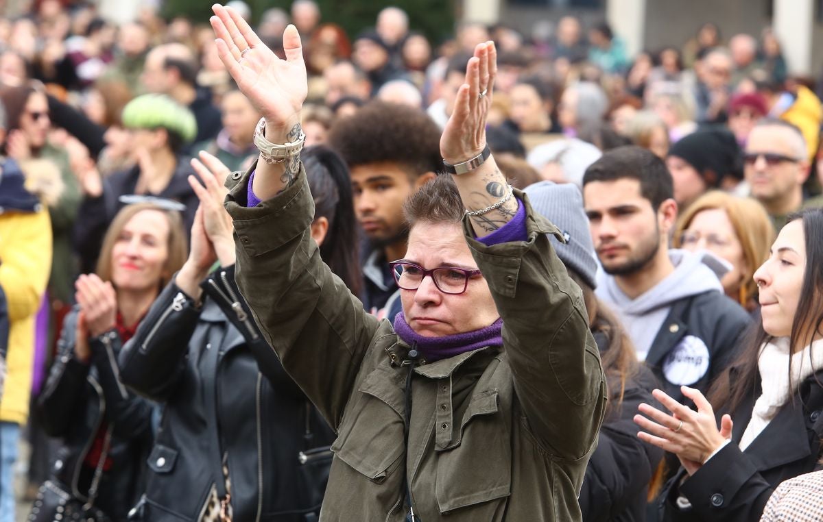 Manifestación en Ponferrada con motivo del Día Internacional de la Mujer