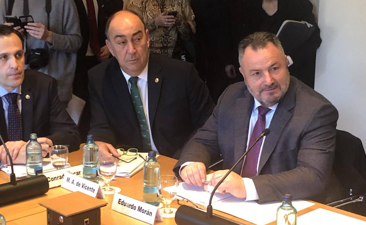 Eduardo Morán, en la última reunión de la Femp.