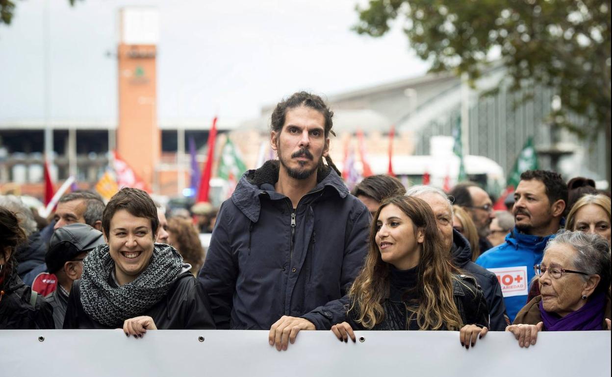 El secretario de Organización de Podemos, Alberto Rodríguez.