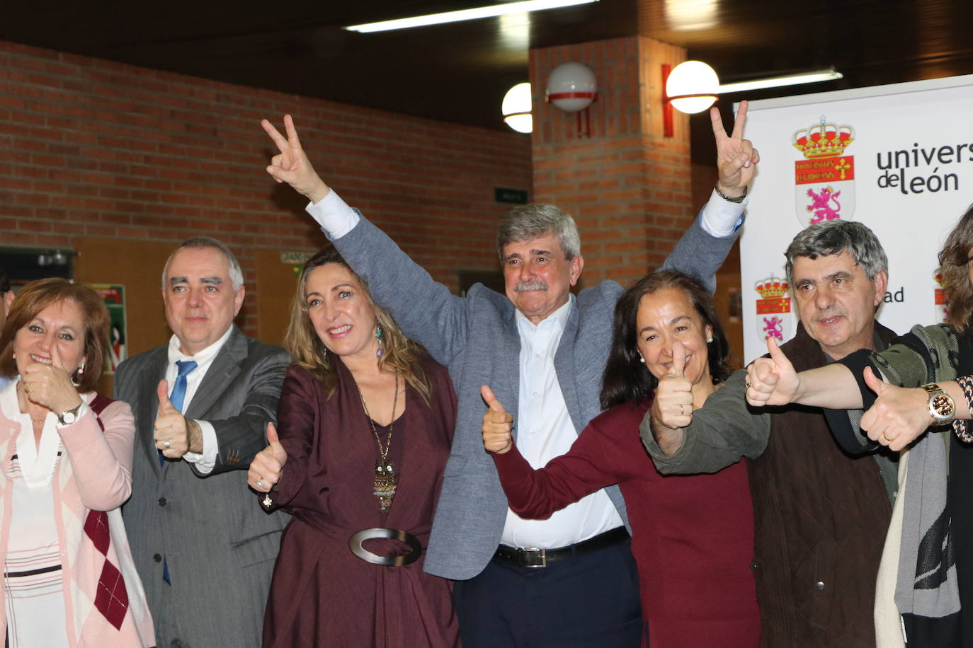 Fotos: Las candidaturas reciben los resultados de las elecciones de la ULE