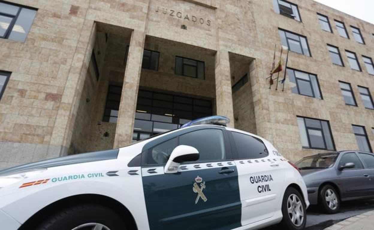 Fachada de los juzgados de León. 