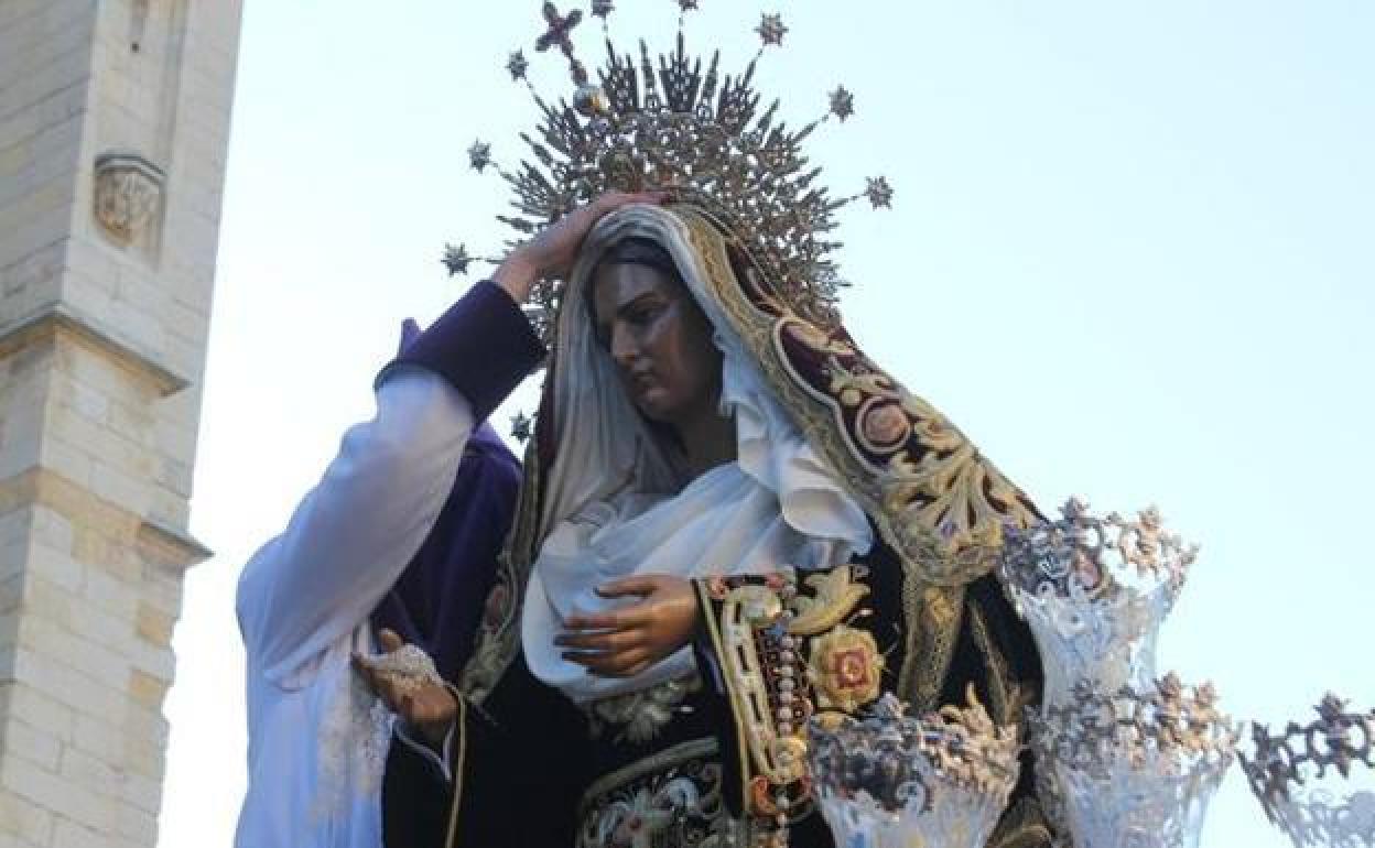 Un acto de la Semana Santa de León.