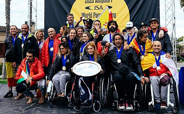 Imagen del equipo español.