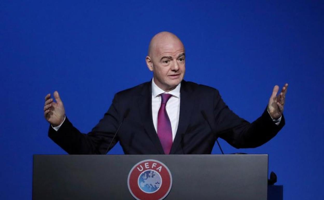 Gianni Infantino, presidente de la FIFA. 