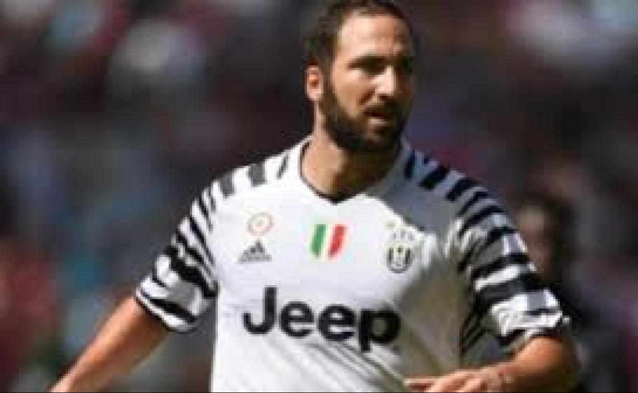 Gonzalo Higuaín, durante un partido con la Juventus. 