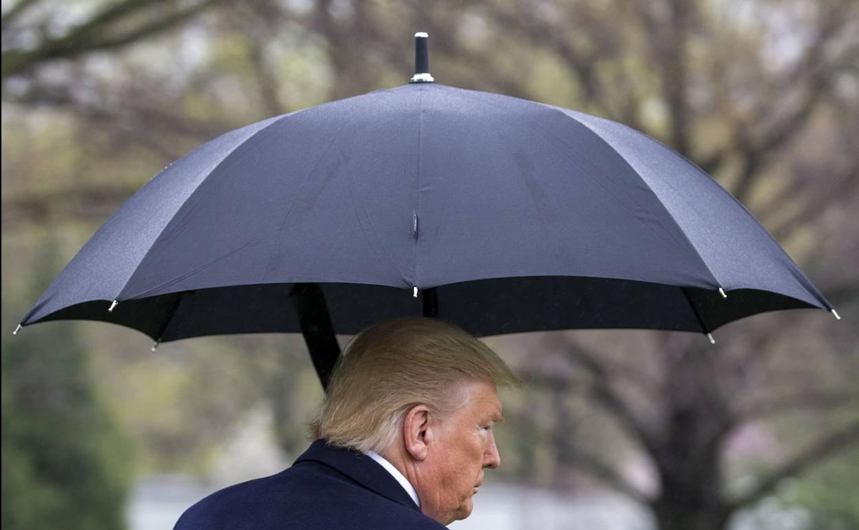 Donald Trump, este sábado en Washington.