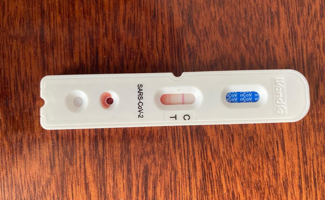 Uno de los tests recibidos en León. 
