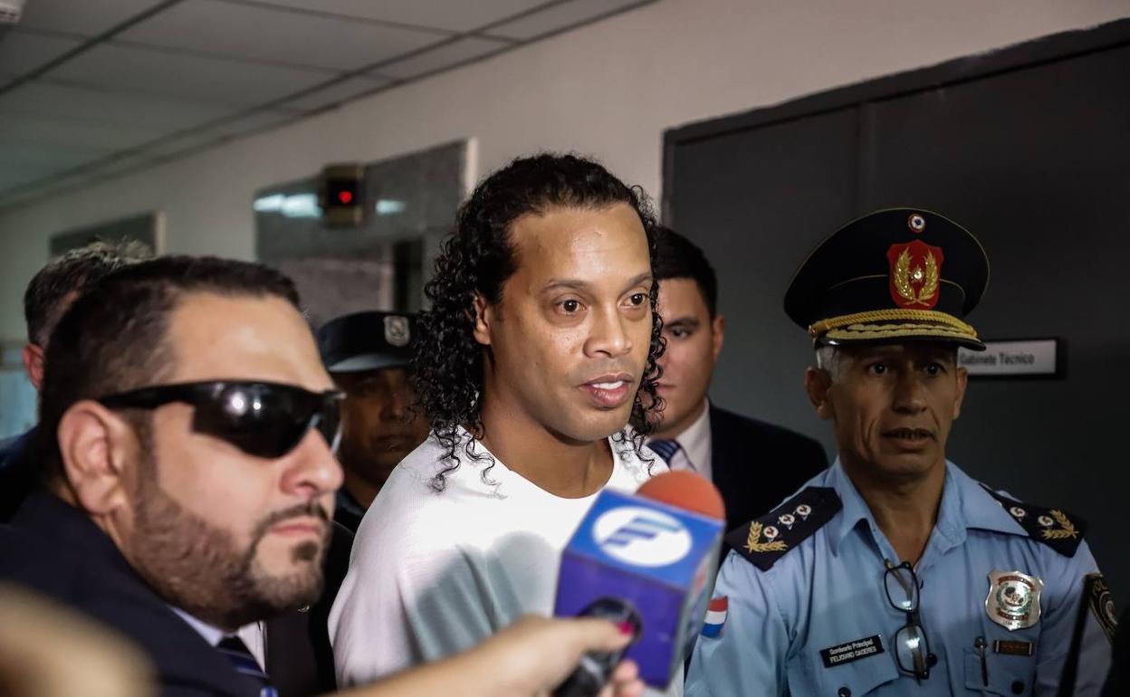 Ronaldinho Gaúcho, en una imagen de archivo durante el proceso judicial.