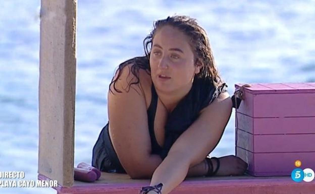 Rocío en 'Supervivientes'. 