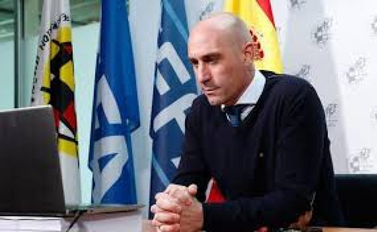 Luis Rubiales, presidente de la FEF. 