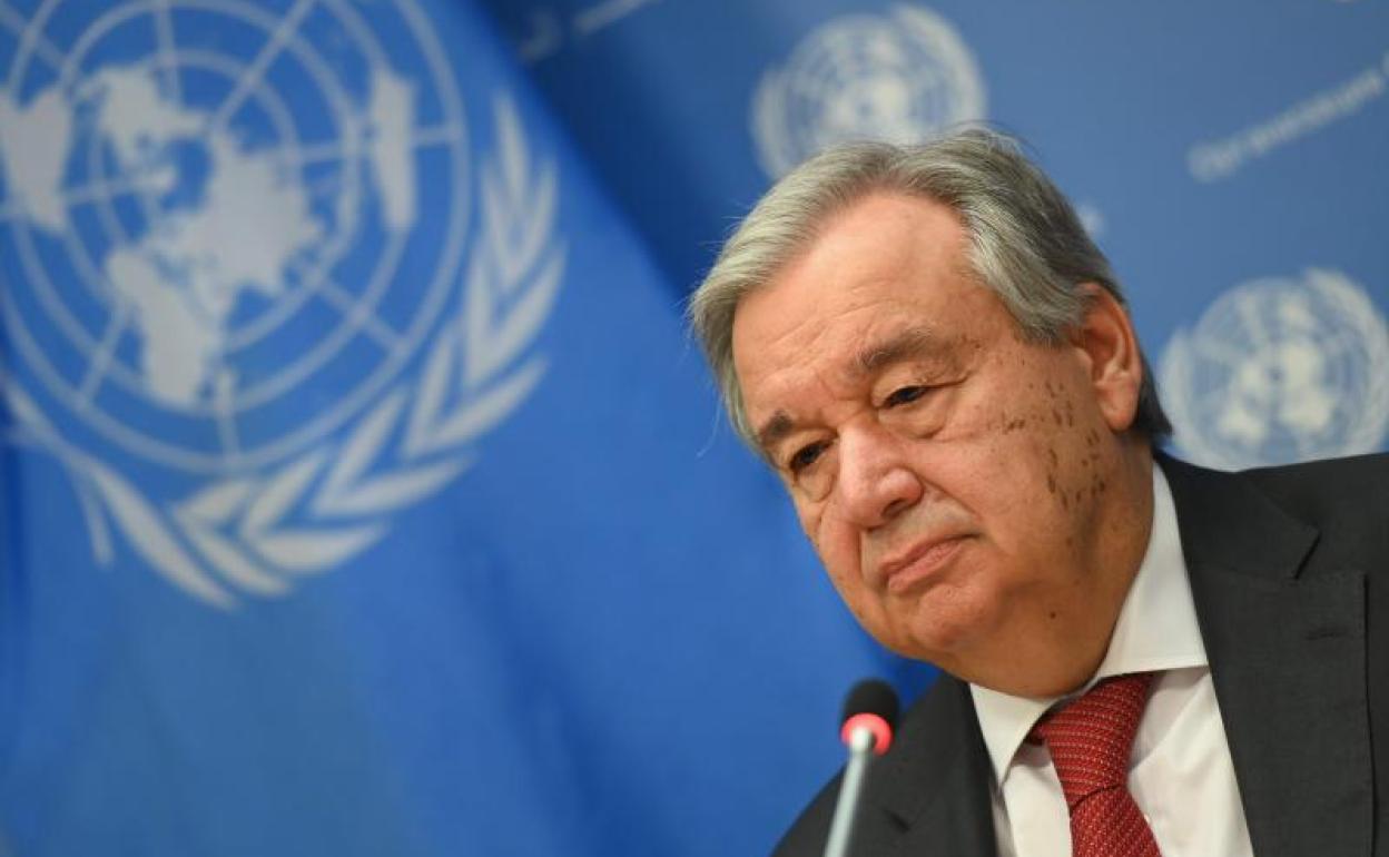 Antonio Guterres, secretario general de la ONU.