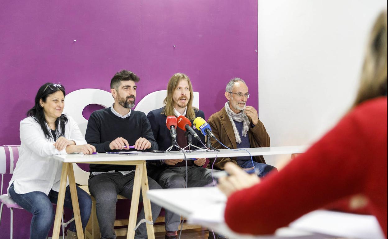 El secretario general de Podemos en Castilla y León, Pablo Fernández.