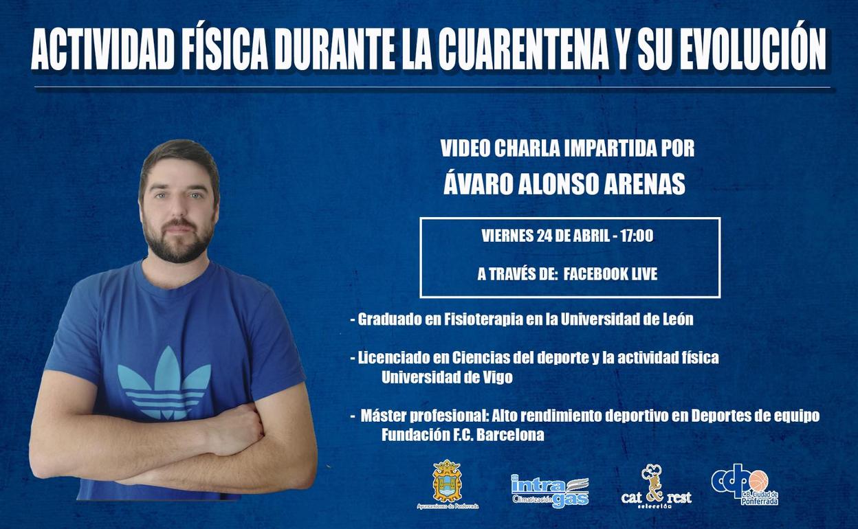 Ciudad de Ponferrada organiza una 'video-charla' sobre la actividad física en la cuarentena