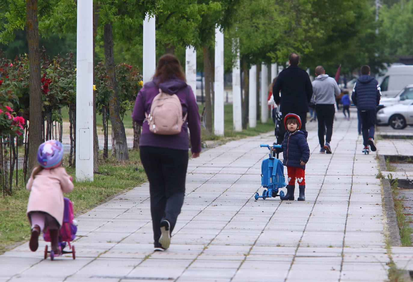 Fotos: Los niños salen a la calle en Ponferrada