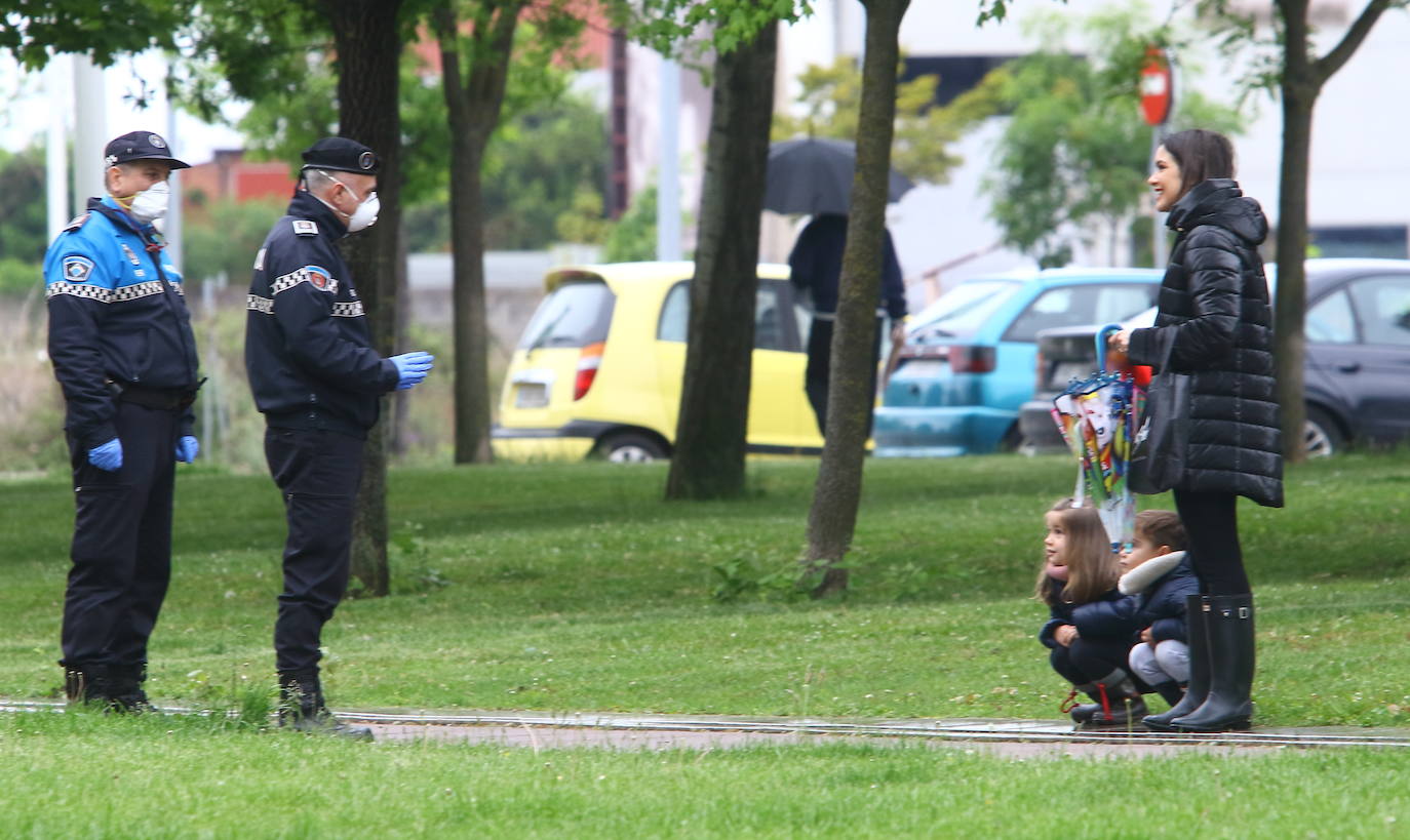 Fotos: Los niños salen a la calle en Ponferrada