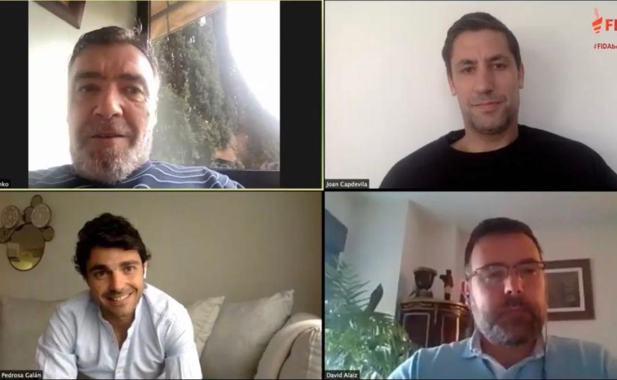 Uno de los encuentros del foro online.