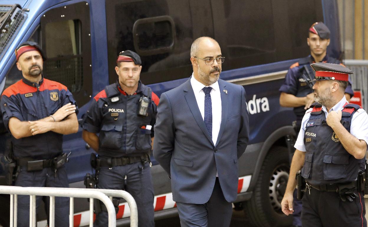 Miquel Buch, consejero de Interior catalán.