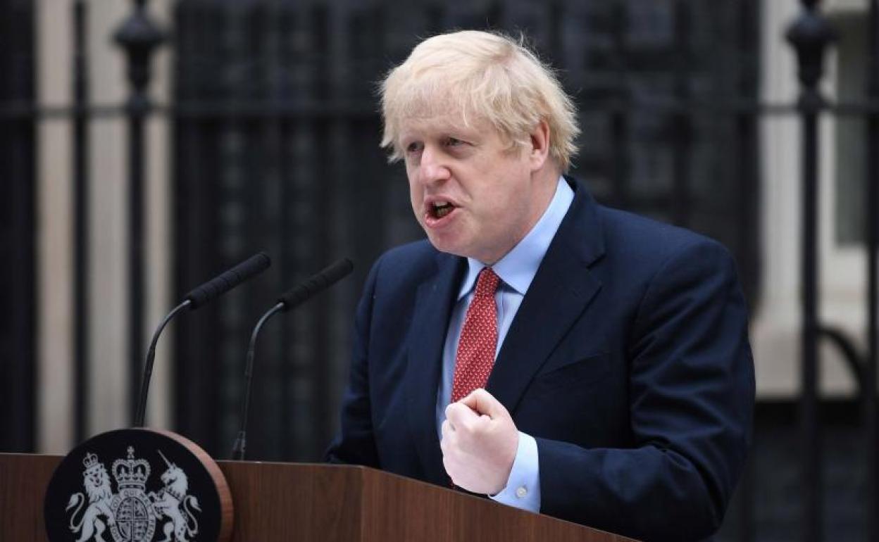 Boris Johnson, primer ministro británico 