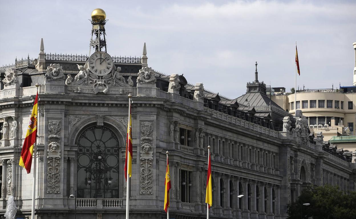 Sede central del Banco de España en Madrid.