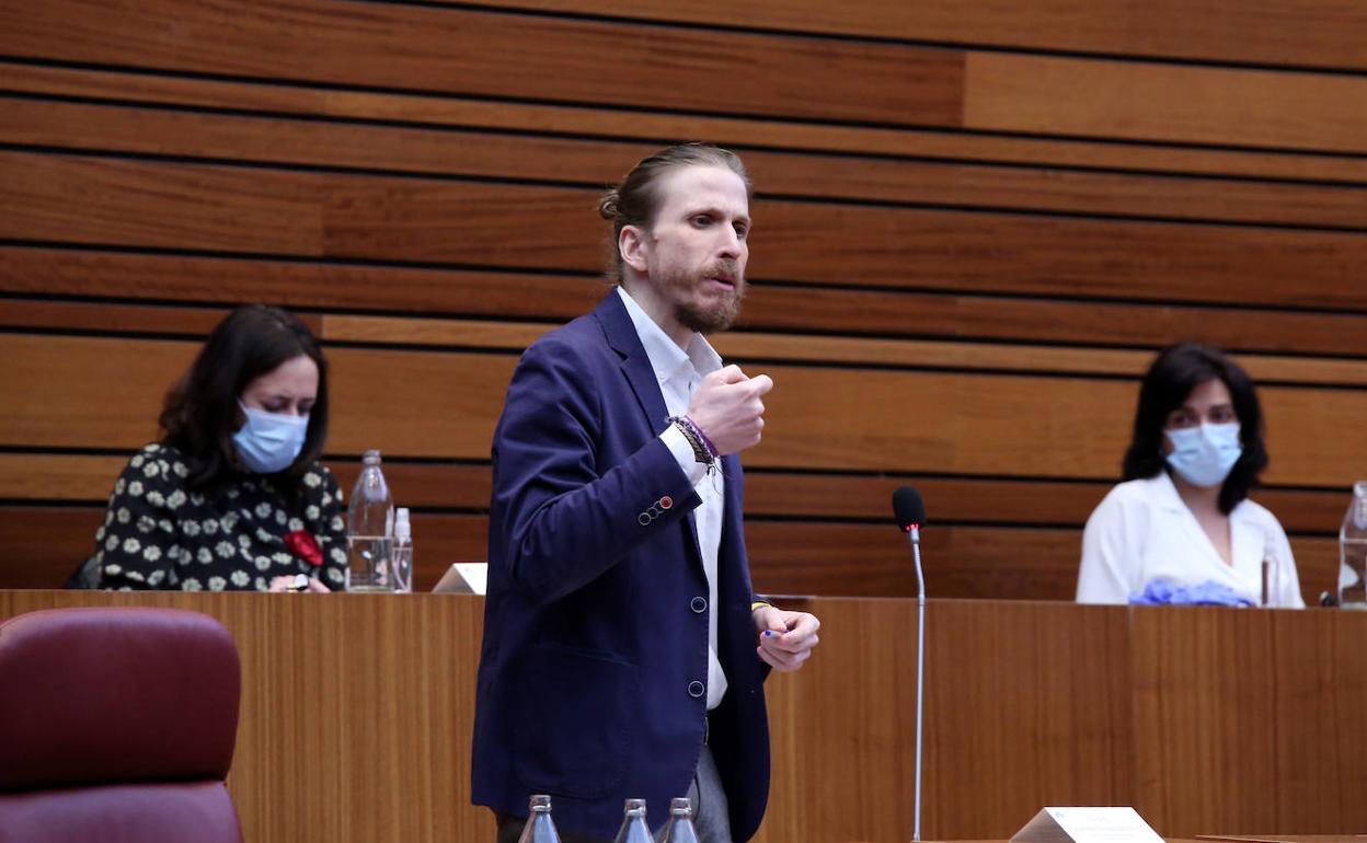 Pablo Fernández, durante su intervención. 