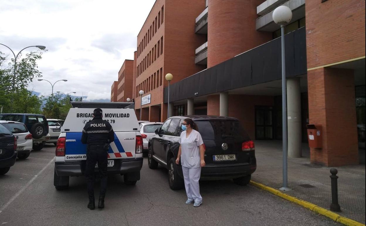 Recogida de alimentos en el Hospital El Bierzo.