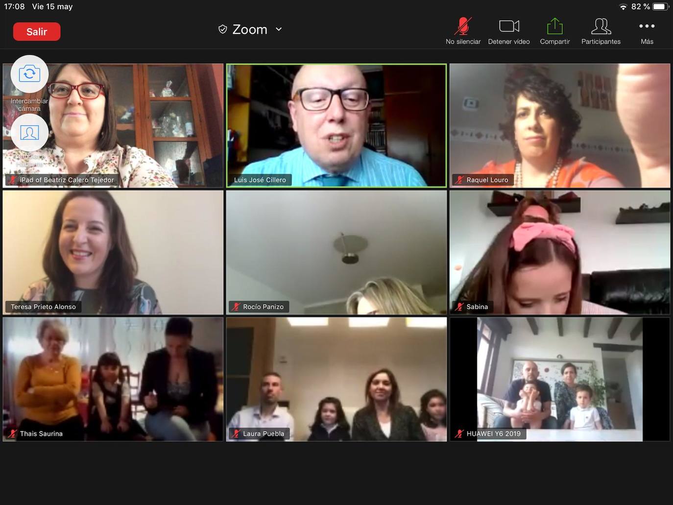 Los alumnos de Infantil del Colegio Peñacorada disfrutaron de la celebración de su salto a Primaria en una ceremonia única gracias a los medios telemáticos. 