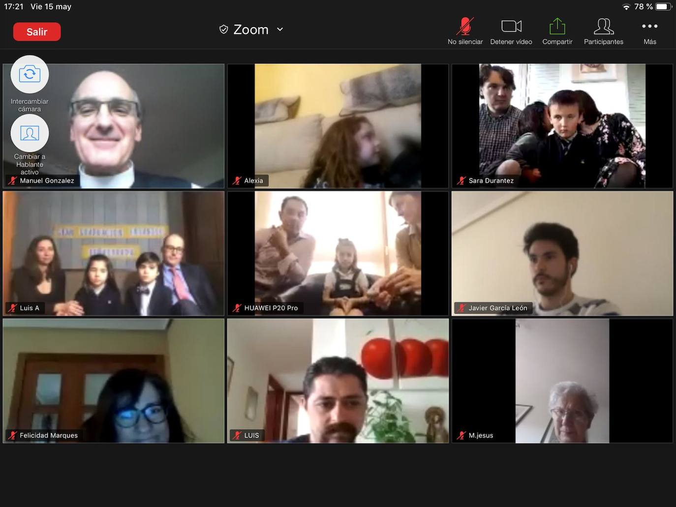 Los alumnos de Infantil del Colegio Peñacorada disfrutaron de la celebración de su salto a Primaria en una ceremonia única gracias a los medios telemáticos. 