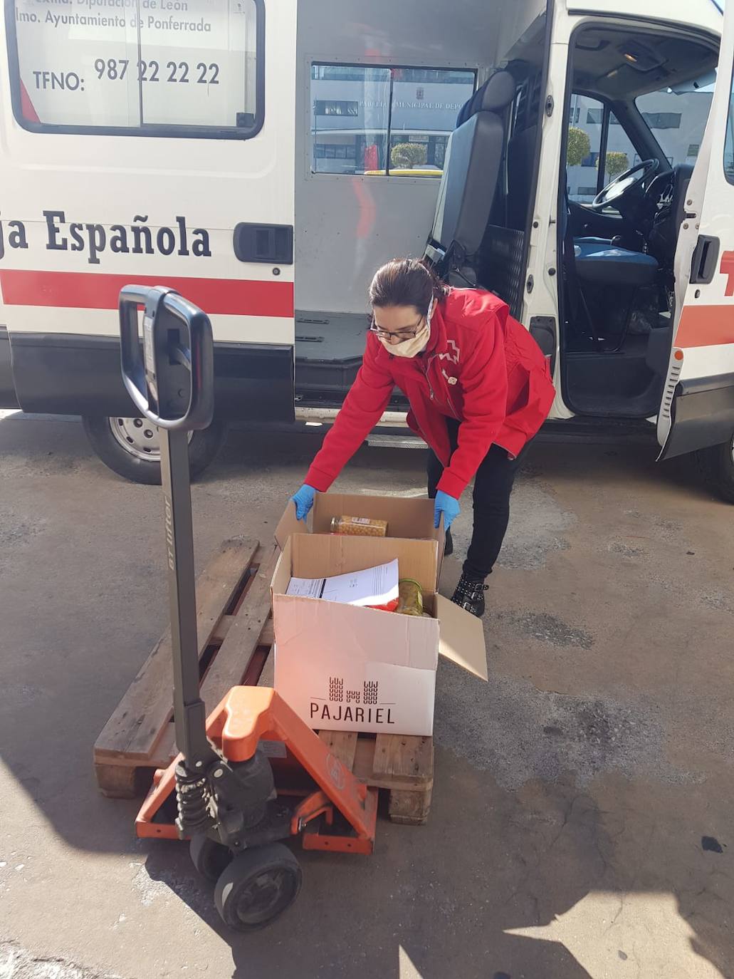Fotos: Trabajos de Cruz Roja