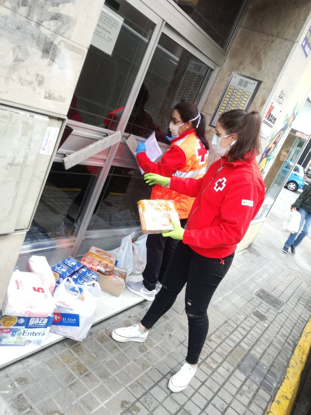 Fotos: Trabajos de Cruz Roja