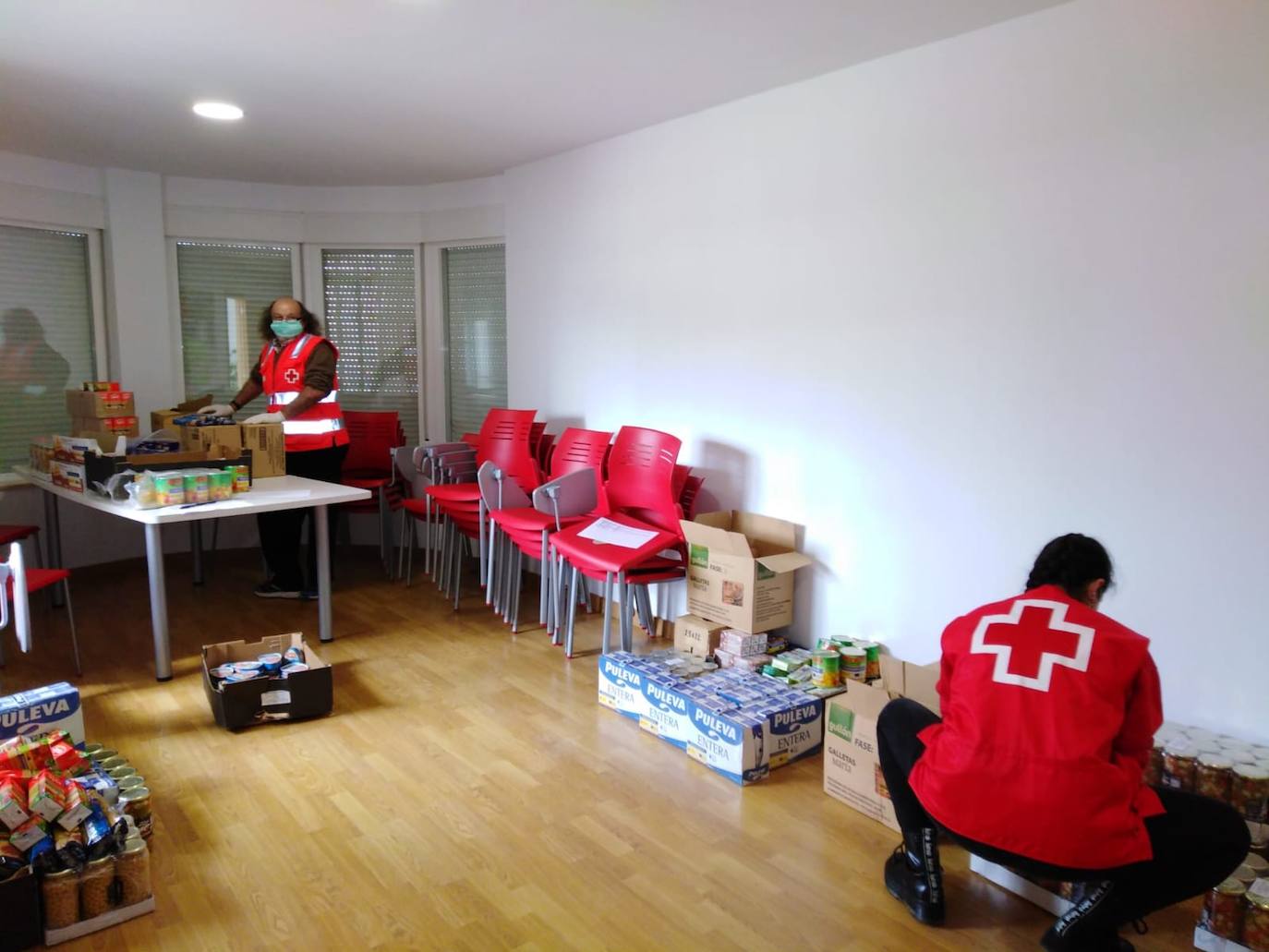 Fotos: Trabajos de Cruz Roja